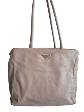 Vintage PRADA Nappa Leather Shoulder Tote Bag